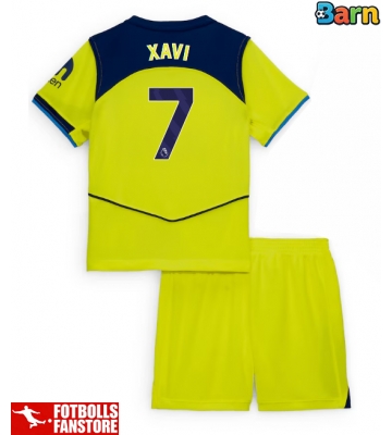 Tottenham Hotspur Xavi Simons #7 Tredje Tröja Barn 2025-26 Kortärmad (+ Korta byxor)